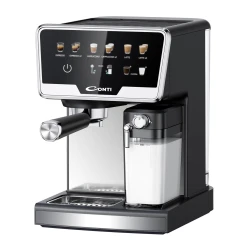 Conti CM 3034 BS Filter Coffee Maker with Integrated Grinder Black 12 Cup Automatic Drip Coffee Machine Perfect for Home or Office Use Easy to Clean and Operate